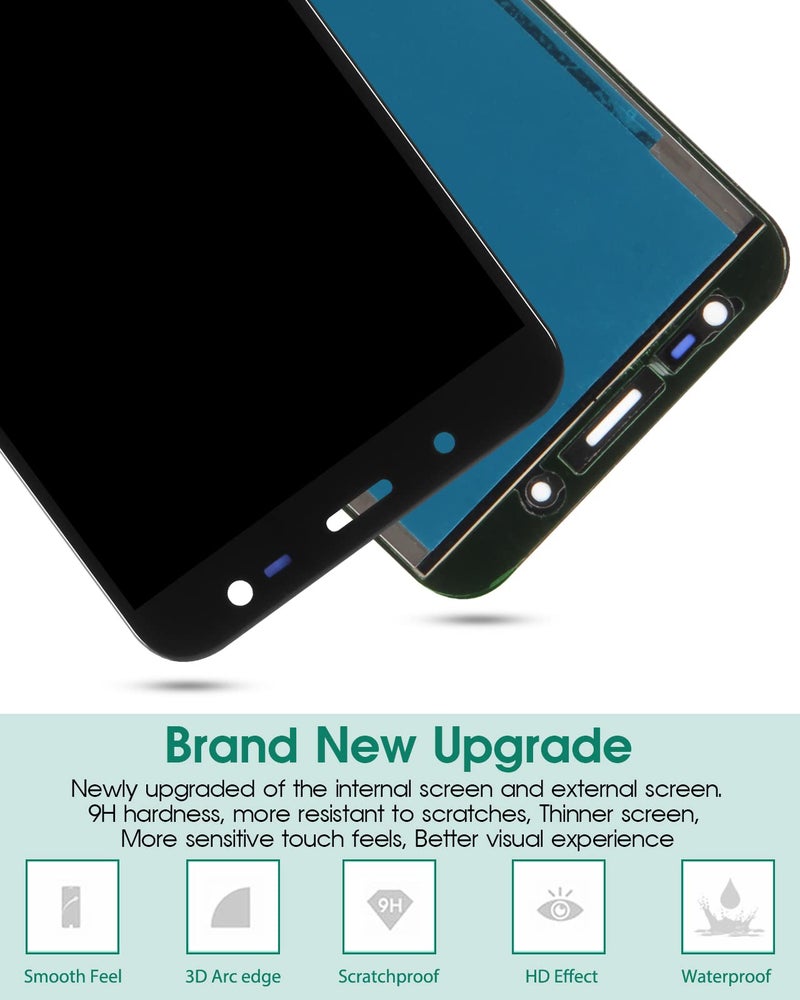 SRJTEK Screen Replacement for Samsung Galaxy J6 2018 / Galaxy On6 J600 J600L J600N J600G/DS J600F/DS 5.6" LCD Display Touch Digitizer Glass Panel Assembly(Not Original AMOLED) - Image 5